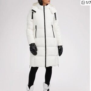 PAJAR SNOW WHITE PUFFER JACKET!! Sleek gorgeous!! New!! S